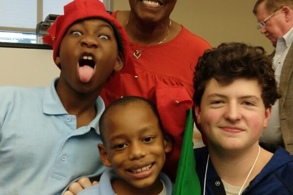 Eula Jackson with kids
she has poured into all year