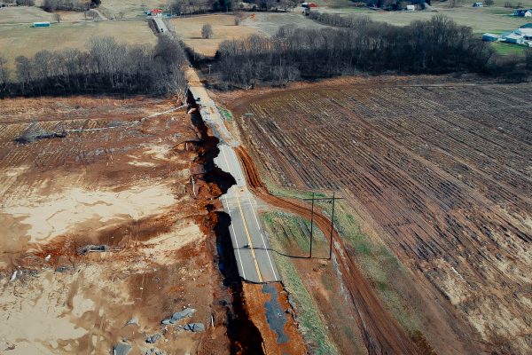 Devastation in Chuckey, Tennessee
